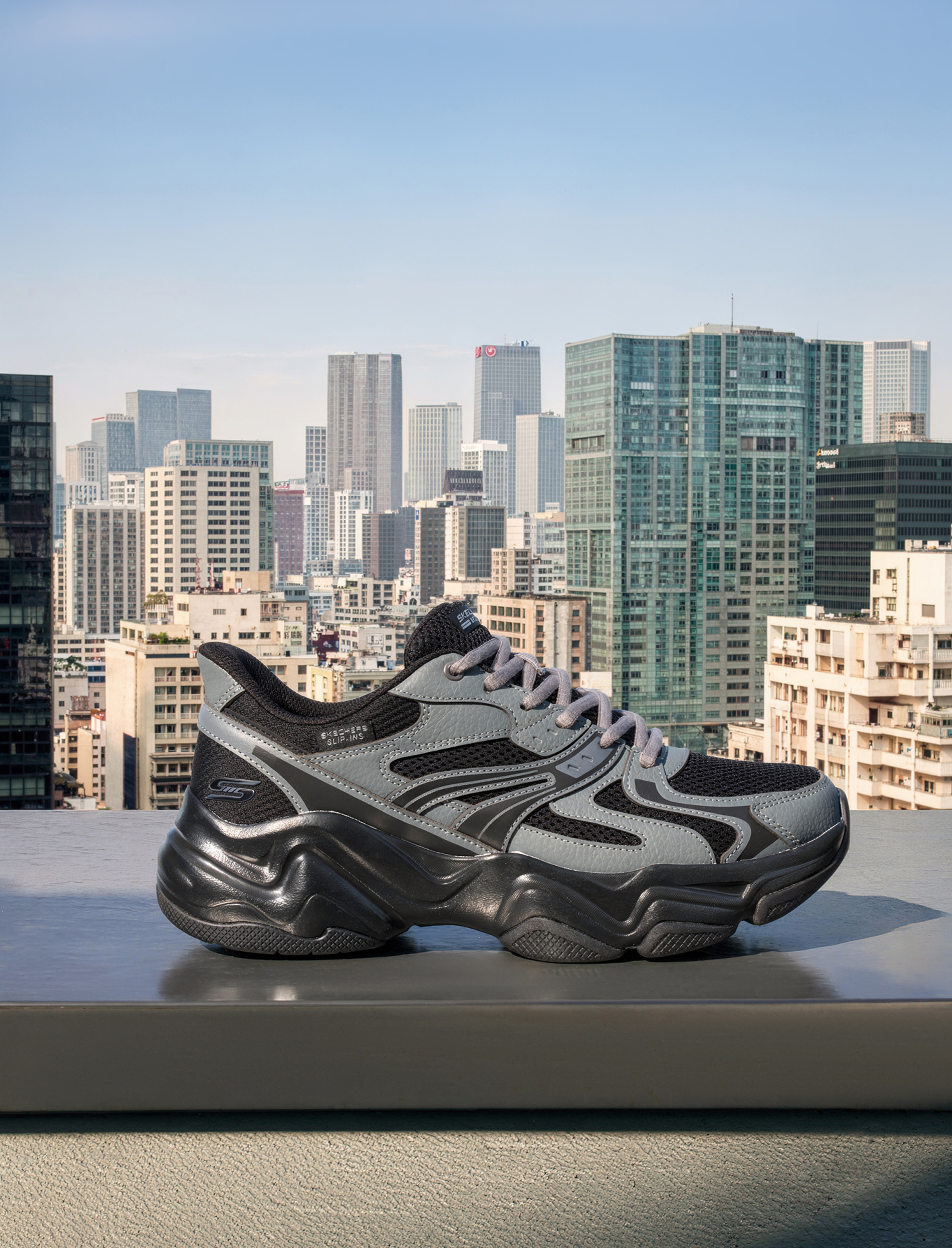 Skechers Hillcrest Kadın Siyah Outdoor Ayakkabı 149821 BKMT
